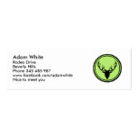 Deer antlers elk business card template