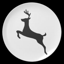 Deer buck plate plates