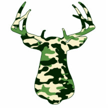 Deer Hunting Camo Buck Acrylic Cut Outs