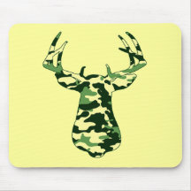 Deer Hunting Camo Buck Mousepads