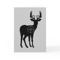 Deer Hunting Greeting Card- Blank