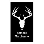 Deer Hunting Skull w/ Antlers Business Card Template