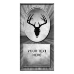 Deer Hunting Skull w/ Antlers Customised Photo Card