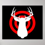Deer Hunting Target Practice Posters