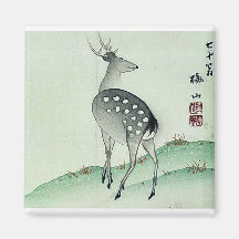 Deer in Autumn Ukiyoe Magnets