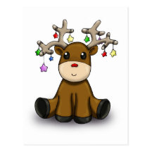Deers Postcard