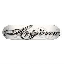 default, arizona -phoenix paisley White Skate Boards