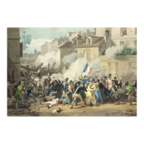 Defence of a Barricade, 29th July 1830 posters