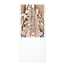 Defence Plant Assembly Line Personalized Rack Card