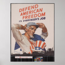 Defend American Freedom Poster