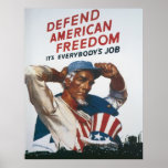 Defend American Freedon Poster