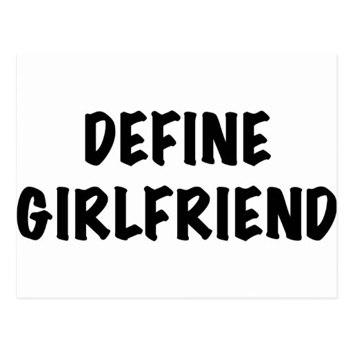 Define Girlfriend Post Cards