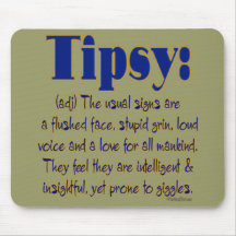 Definition Tipsy Mouse Mats