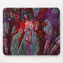 Dejavu Red Purple Energy Mouse Pads