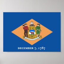 Delaware Flag Posters