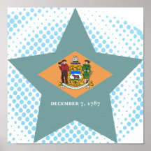 Delaware Star Posters