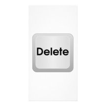 Delete Computer Key Picture Card