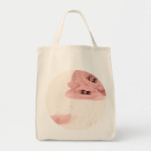 Delicate Poppies Spring Tote Canvas Bags