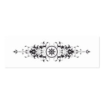 Delicate Victorian Calling Card Business Cards