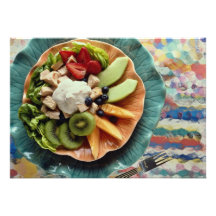 Delicious Fruit salad Personalized Invitations
