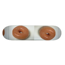 Delicious Glazed doughnut pastry Skate Deck