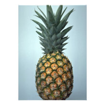 Delicious Pineapple Personalized Invitations