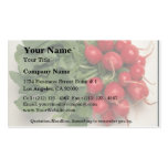 Delicious Radishes Business Card Templates