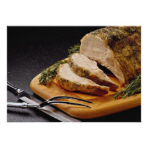Delicious Sliced pork roast Custom Announcement