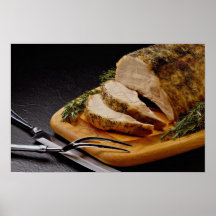 Delicious Sliced pork roast Poster