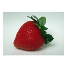 Delicious Strawberry Custom Invites