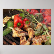 Deliciuos bbq poster