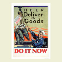 Deliver the Goods - Navy (US02293) posters