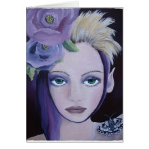 Delphine Greetings Card