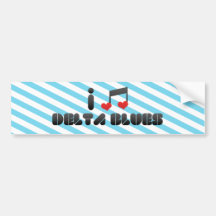 Delta Blues Bumper Sticker