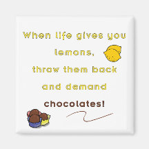 Demand Chocolate Refrigerator Magnets