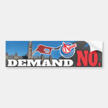 Demand NO. Bumper Stickers
