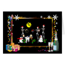 Demented Manger Scene Cards