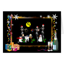 Demented Manger Scene Greeting Cards