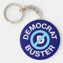 Democrat Buster Keychain