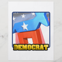 Democrat Full Colour Flyer