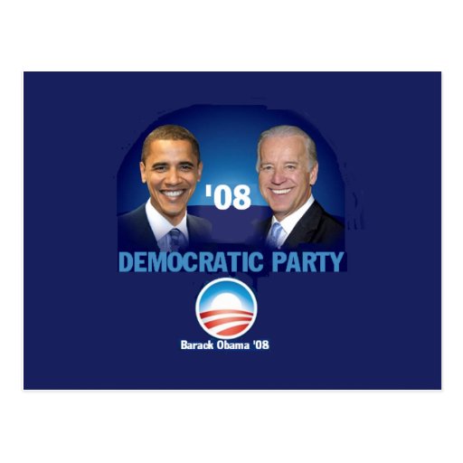 Democratic Party Postcard