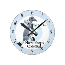 Democratic Version of Novembers Coming Wall Clock