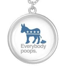 DEMOCRATS POOP.png Personalised Necklace