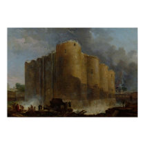Demolition of the Bastille, 1789 posters