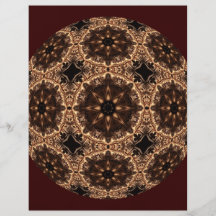 Demon Starburst Kaleidoscope Mandala Full Color Flyer