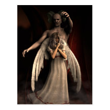 Demonic Threat Postcard