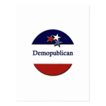 Demopublican Postcard
