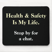 DeMotivational Health and Safety Saying Mousepad