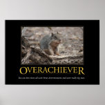 Demotivational Poster: Overachiever