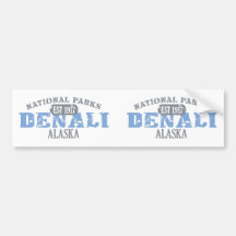 Denali National Park Bumper Sticker